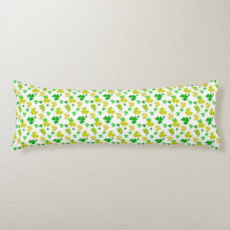 irish three leaves clover pattern body pillow
