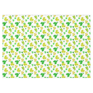 irish three leaves clover pattern tablecloth