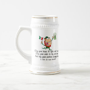 Irish Toast Beer Stein