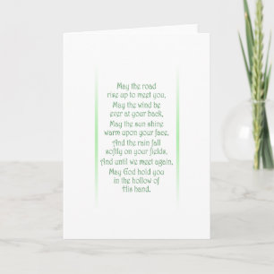 Irish Toast Card