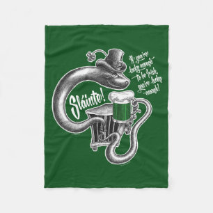 Irish Toast Fleece Blanket