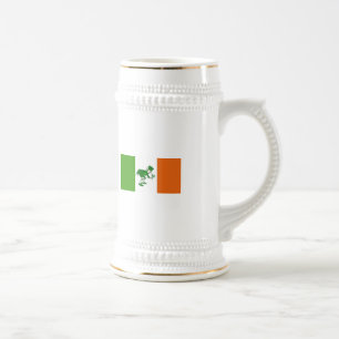 Irish Toast/Irish Flag+Leprechaun Beer Stein