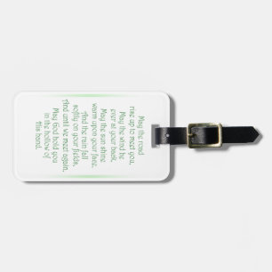 Irish Toast Luggage Tag