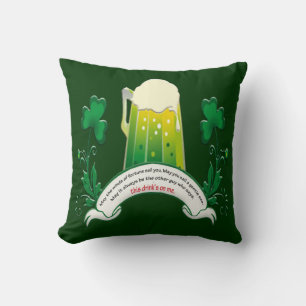 Irish Toast Reversible Pillow