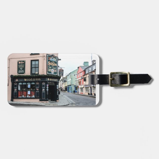 Irish Town Luggage Tag (Front Horizontal)