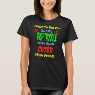 Irish Troodle Cute Dog Irish Setter Poodle Hybrid T-Shirt