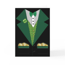 irish tuxedo  St Patrick's day card