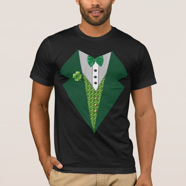 irish tuxedo tshirt (Front)