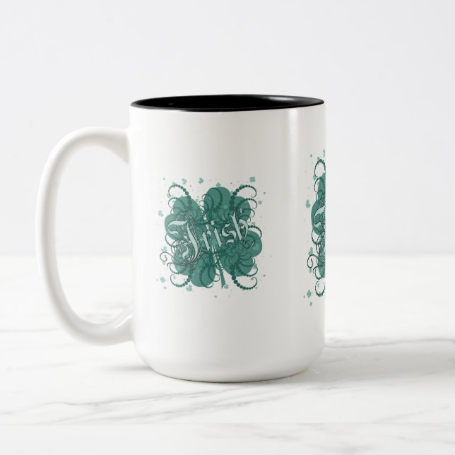 Irish Two-Tone Coffee Mug (Left)