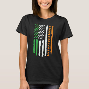 Irish USA Flag St Patricks Day T-Shirt