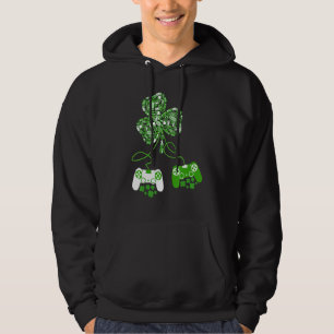 Irish Video Game Controller St Patrick Day Gamer B Hoodie