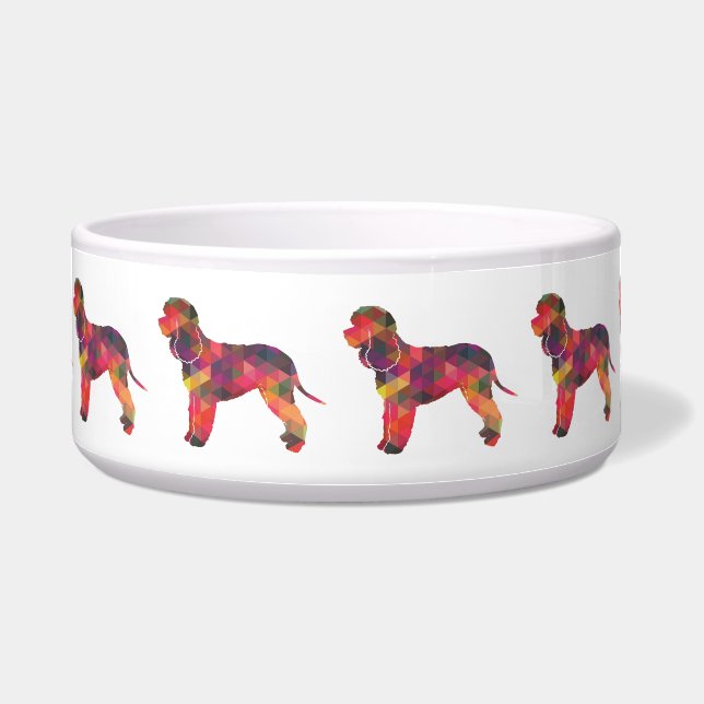 Irish Water Dog Geo Silhouette Multi (Front)