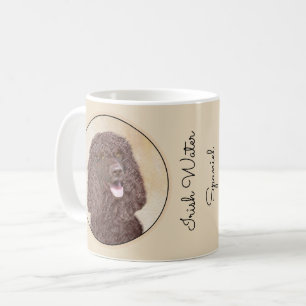 Irish Water Spaniel Painting - Original Dog Art Coffee Mug