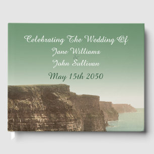 Irish Wedding Guest Book Cliffs of Moher