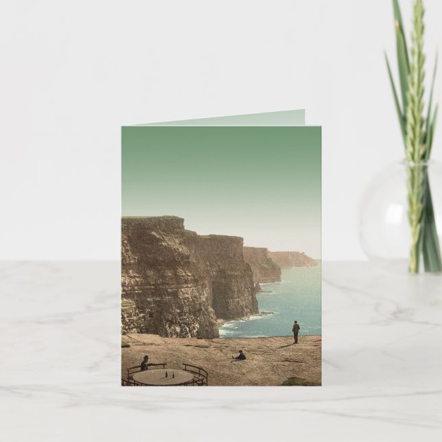 Irish Wedding Theme Cliffs of Moher Thank You (Front)