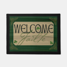 Irish Welcome Failte Mat
