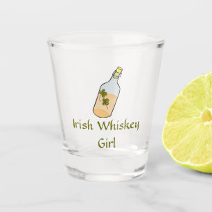 Irish Whiskey Girl Shot Glass