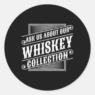 Irish Whiskey Singlemalt Malt Single Scotch Whiske Classic Round Sticker