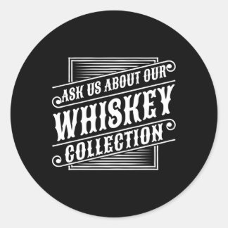 Irish Whiskey Singlemalt Malt Single Scotch Whiske Classic Round Sticker