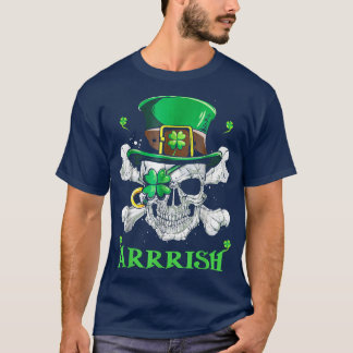 Irish With Our Leprechaun & Shamrock Clover St Pat T-Shirt