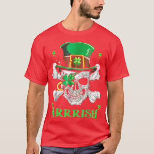 Irish With Our Leprechaun & Shamrock Clover St Pat T-Shirt
