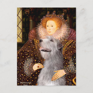 Irish Wolfhound 6 - Queen Postcard