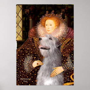 Irish Wolfhound 6 - Queen Poster