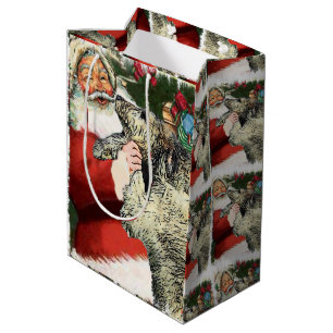 Irish Wolfhound Christmas Medium Gift Bag