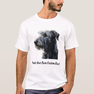 Irish Wolfhound Dog Create Your Own Custom Text  T-Shirt