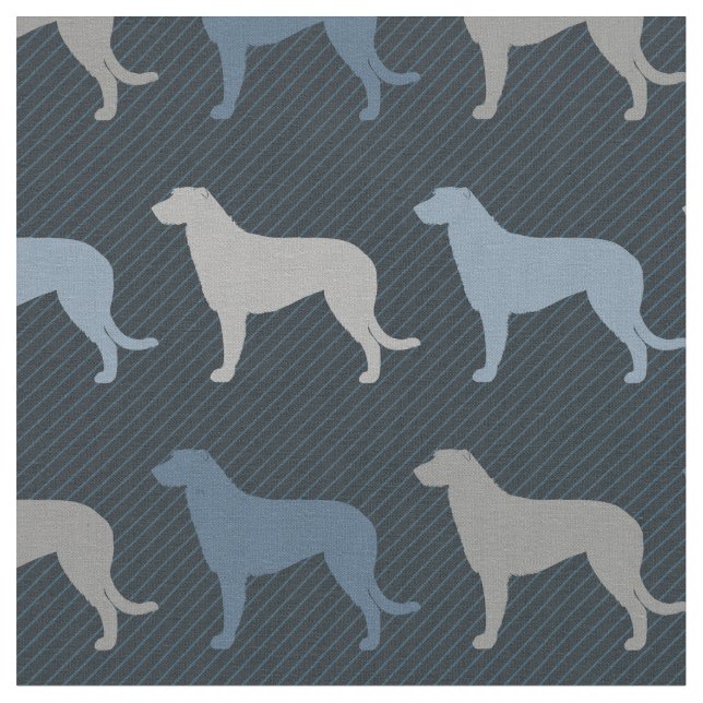 Irish Wolfhound Fabric (Close Up)