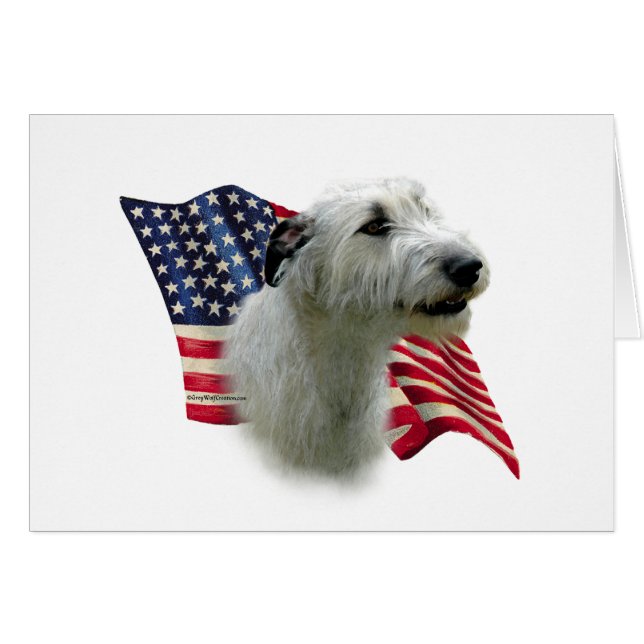 Irish Wolfhound Flag (Front Horizontal)