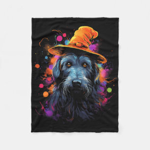 Irish Wolfhound Halloween Dog Pet Dog Fleece Blanket