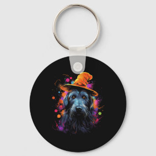 Irish Wolfhound Halloween Dog Pet Dog Keychain