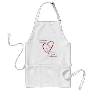 Irish Wolfhound Heart Belongs Standard Apron