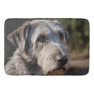 Irish Wolfhound I Am Not Amused, Bath Mat