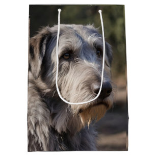 Irish Wolfhound I Am Not Amused,  Medium Gift Bag