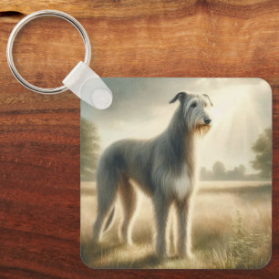 Irish Wolfhound Keychain
