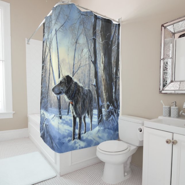 Irish Wolfhound  Let It Snow Christmas (In Situ)