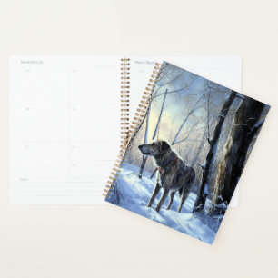 Irish Wolfhound Let It Snow Christmas Planner