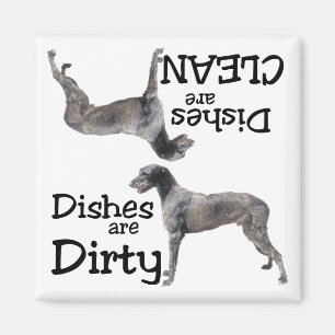 Irish Wolfhound Love lave-vaisselle Magnet