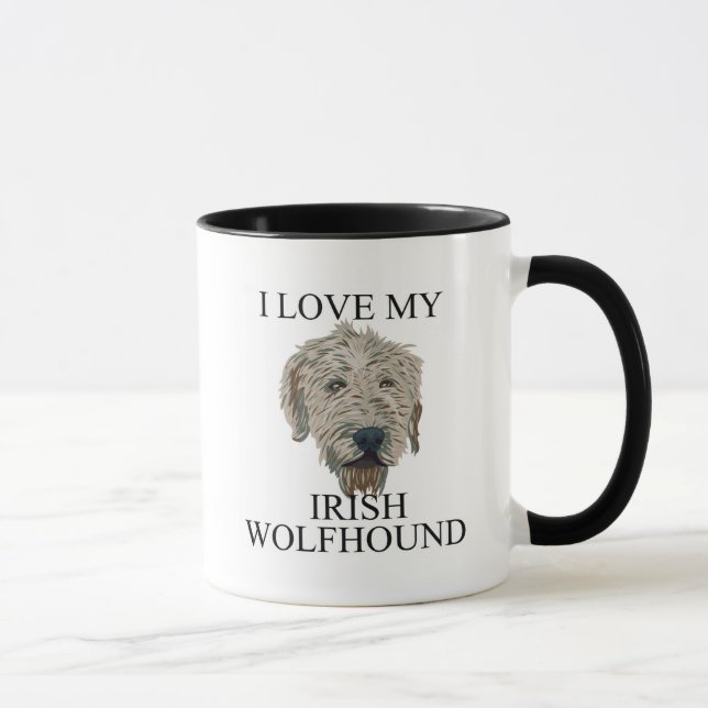 Irish Wolfhound Love! Mug (Right)