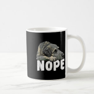 Irish Wolfhound Nope Funny Lazy Pet Dog Cute  Coffee Mug