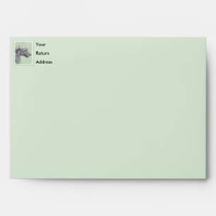 Irish Wolfhound Painting - Cute Original Dog Art Envelope