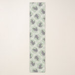 Irish Wolfhound Painting Grey Original Dog Art Scarf<br><div class="desc">This charming painting showcases a cute portrait of grey or silver Irish Wolfhound against a green background. Our specialty lies in crafting original artwork based on nature and animals. Whether for yourself or as a thoughtful gift for your dog-loving friends, this piece promises to bring joy. Unleash your creativity by...</div>