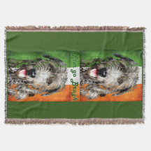 Irish Wolfhound Throw Blanket