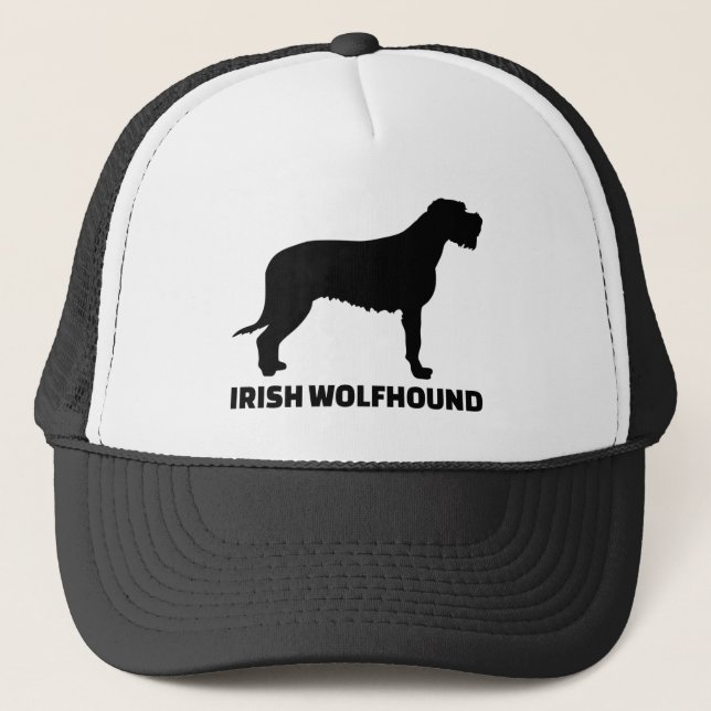 Irish Wolfhound Trucker Hat (Front)