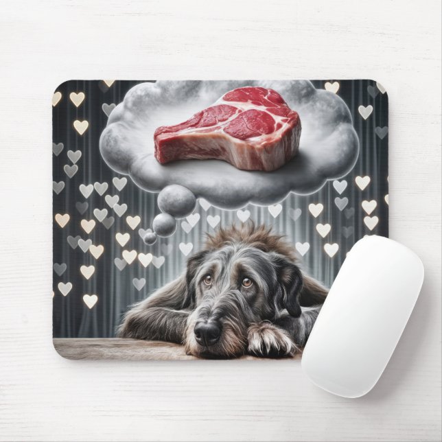 Irish Wolfhound's Dream Mouse Pad (With Mouse)