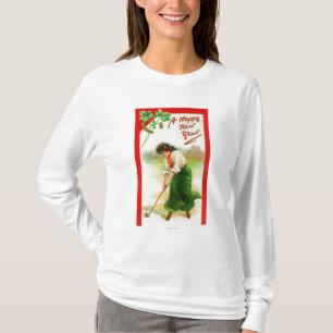 Irish Woman About to Hit Golfball T-Shirt