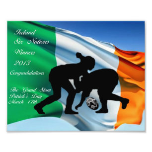 Irish Women Rugby Photo Enlargement Print