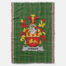  Irish Yarner Coat of Arms Family Crest Ireland
